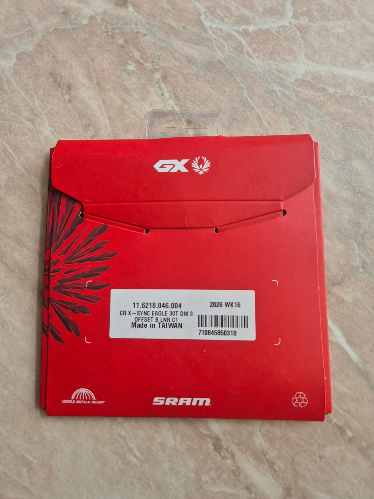 SRAM SRAM X-Sync 2 Eagle CF 3mm Offset Chainring view 2