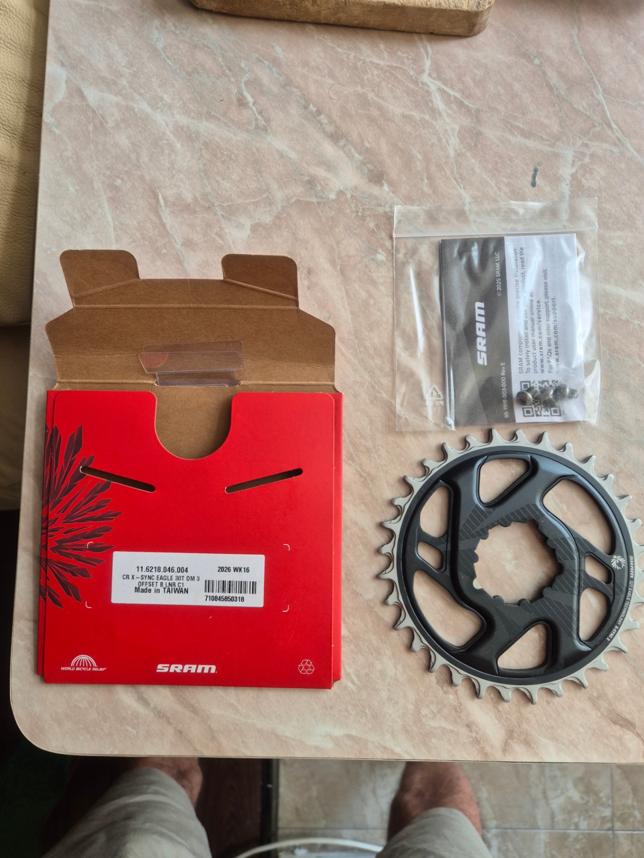 SRAM SRAM X-Sync 2 Eagle CF 3mm Offset Chainring view 3