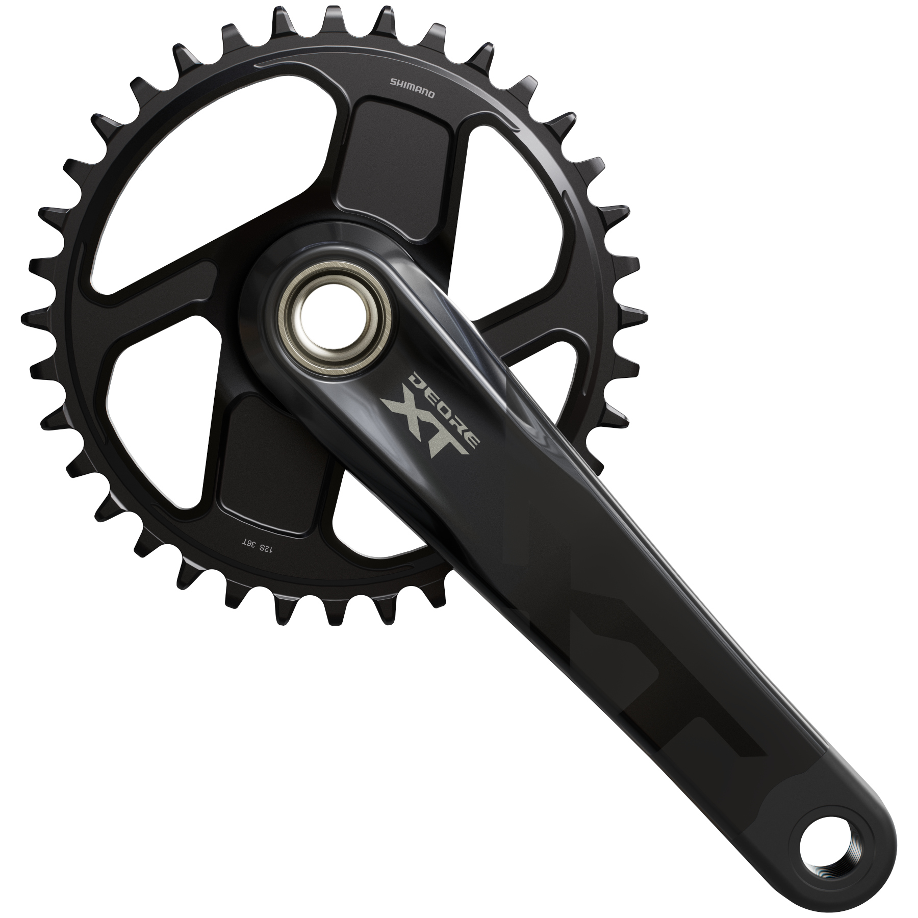 Shimano Deore XT FC-M8200 165mm Hollowtech II + Shimano Deore XT SM-CRM86 DM 30T 12sp view 6